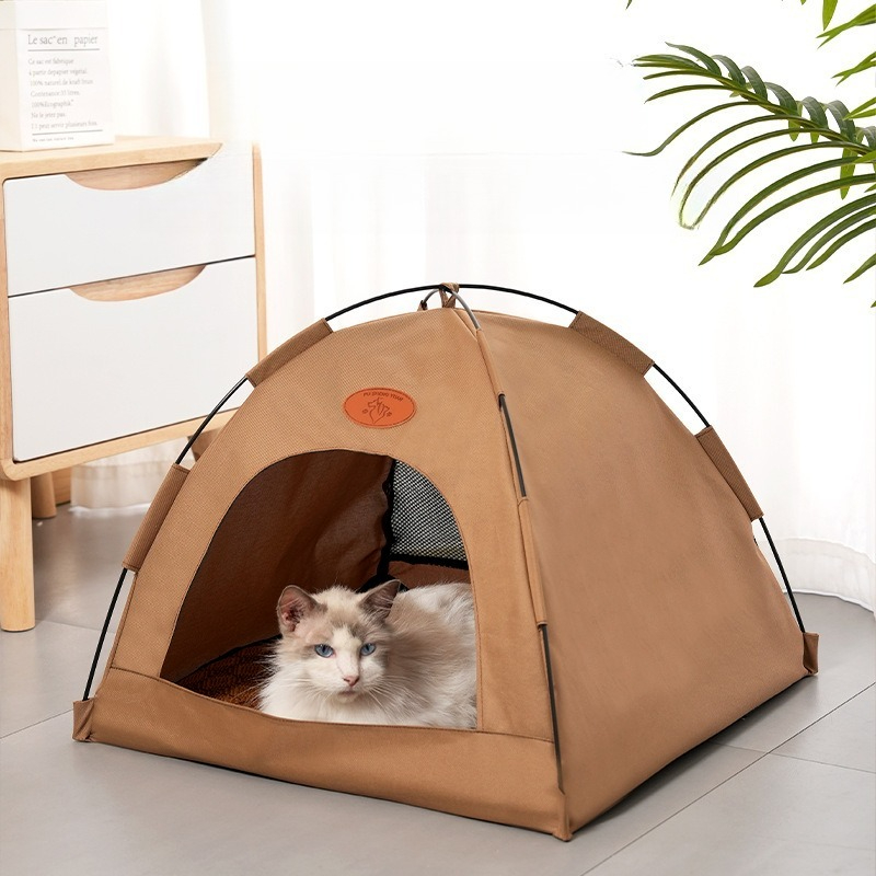 Outdoor Camping Dog Bed - Foldable Cat Tent 4 Season Pet