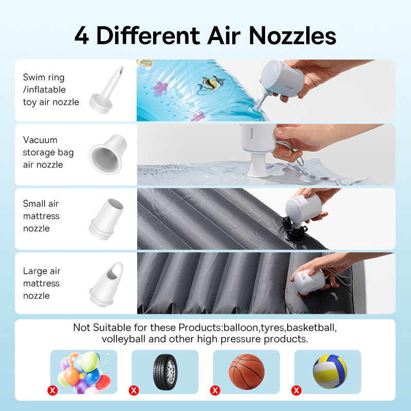 Baseus Air Pump Wireless Air C - Outdoor Camping Rugs review and price