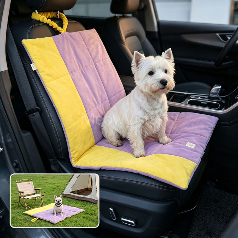 Portable Foldable Dog Car Seat - Outdoor Camping Dog Bed review and price