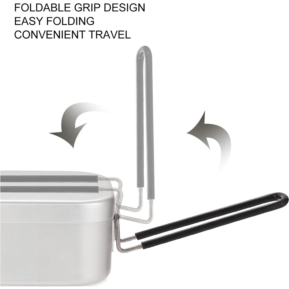800ML Aluminum Lunch Boxes Out - Outdoor Camping Dining Set review and price