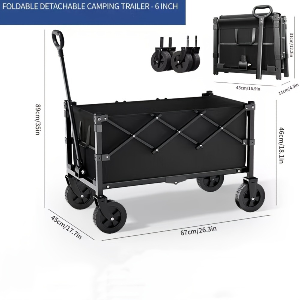 Folding Garden Cart 360 lbs Ca - Outdoor Camping Trolley review and price