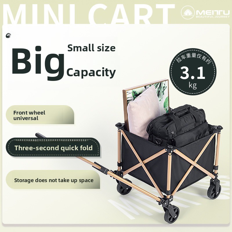 Outdoor Folding Wagon Portable - Outdoor Camping Trolley review and price